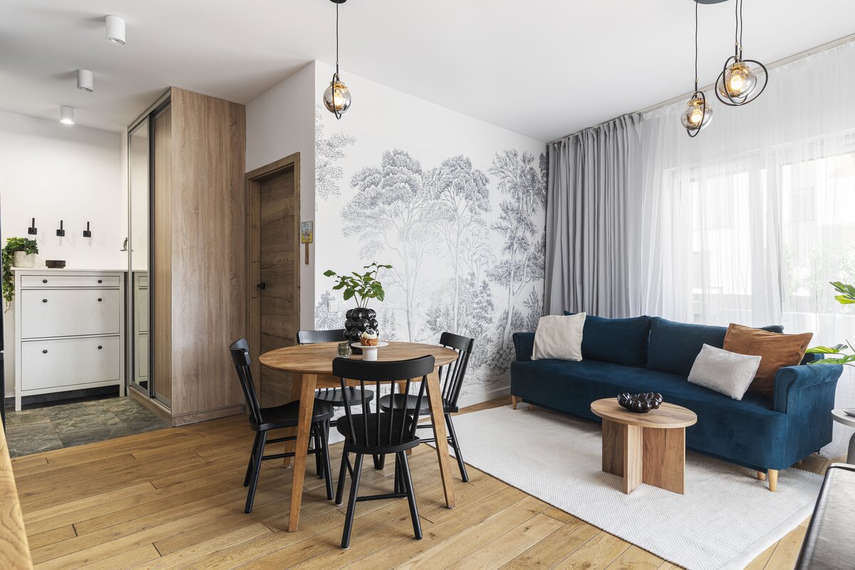 Home staging mieszkania we Wrocławiu — realizacja MOKU Holistic Spaces